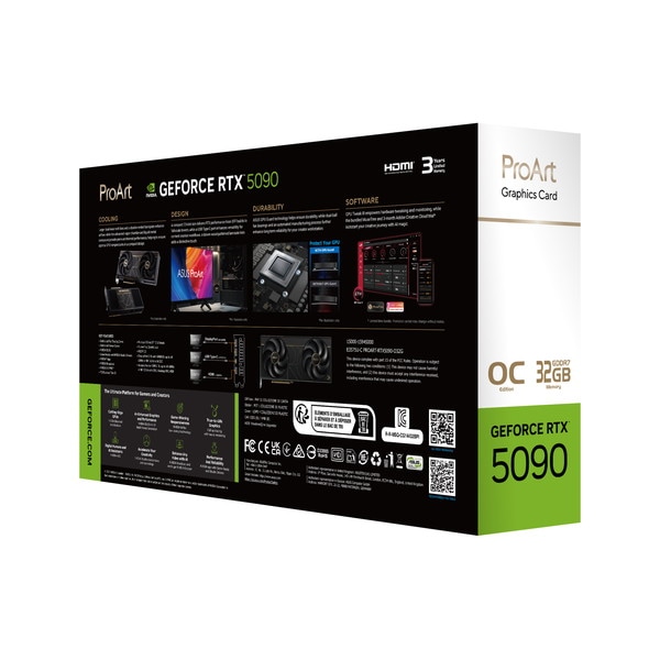 0199291502352 ASUS グラフィックボード ProArt GeForce RTX 5090 32GB