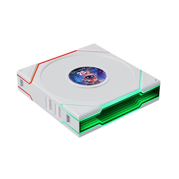Lian Li �������ե��� 12RTLLCD1F1W (UNI FAN TL LCD FLEX Reverse 120 White ) �վ��ǥ����ץ쥤 ��С��� �ۥ磻�� ñ�ʡڥ���󥻥��Բġ��̳�ƻ����Υ�������Բġ�