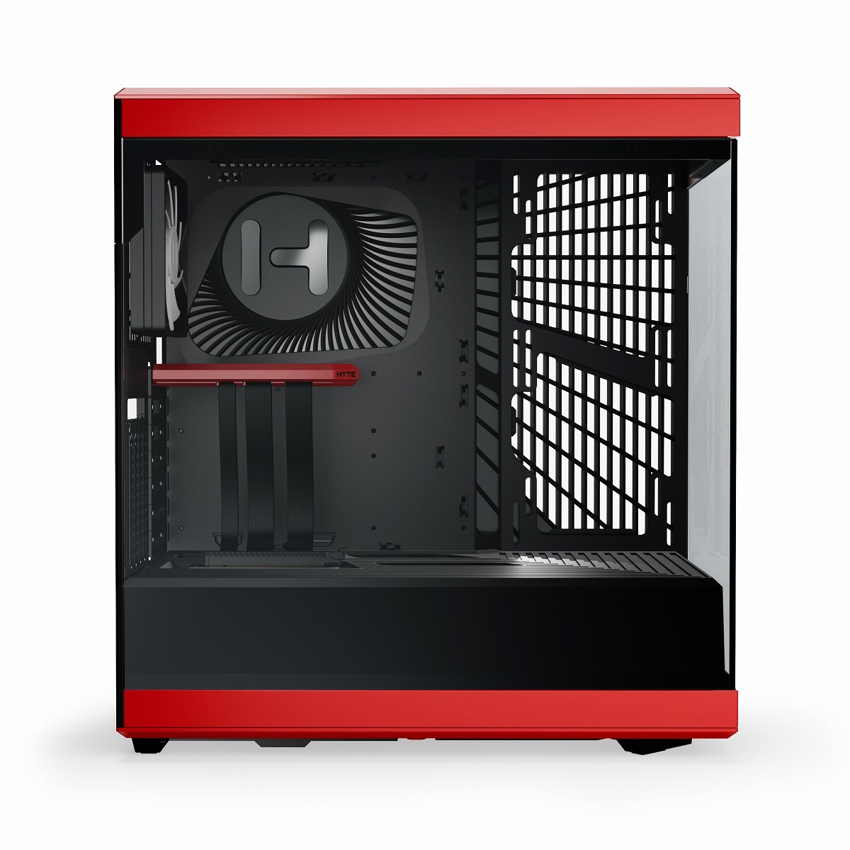 HYTE �ü����PC������ Y40  Red �ڥ���󥻥��Բġ��̳�ƻ����Υ�������Բġ�