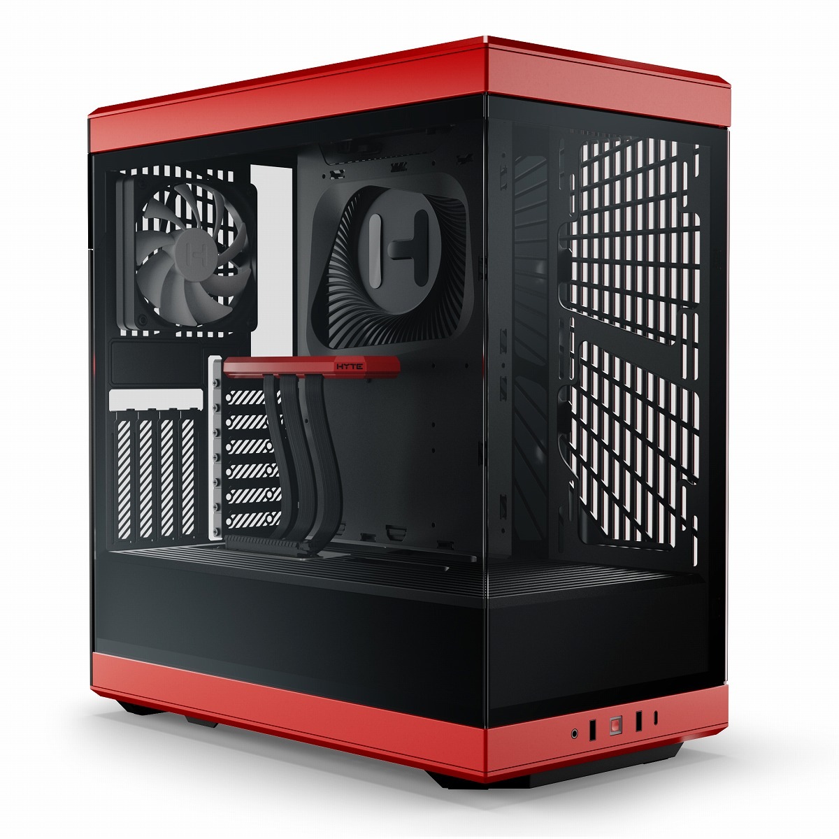 HYTE �ü����PC������ Y40  Red �ڥ���󥻥��Բġ��̳�ƻ����Υ�������Բġ�