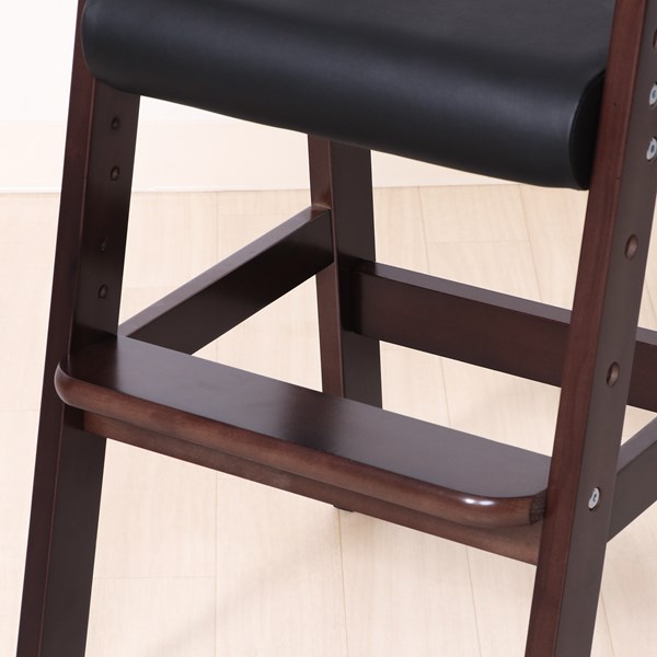 不二貿易 木製ベビーチェアー ダークブラウン HS-ETY02 商品コード14939【代引・日時指定・キャンセル不可・北海道沖縄離島配送不可】 -お取リ寄せ-