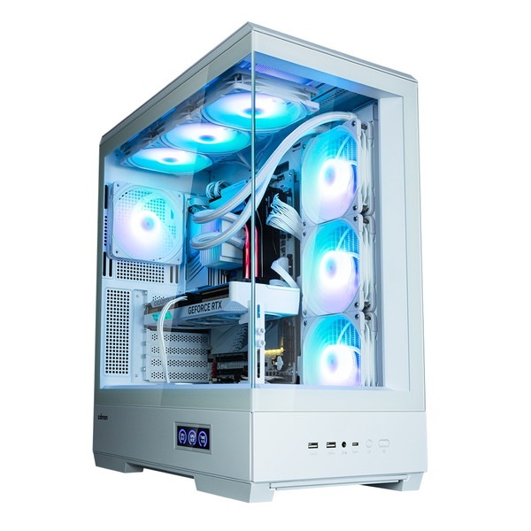 ZALMAN PC������ P50 DS White �ۥ磻�� �ߥɥ륿� �ꥢ�륿������󥹥��꡼����� �ԥ顼�쥹�ǥ����� ATX�б��ڥ���󥻥��Բġ��̳�ƻ����Υ�������Բġ� -������-