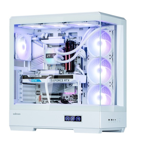 ZALMAN PC������ P50 DS White �ۥ磻�� �ߥɥ륿� �ꥢ�륿������󥹥��꡼����� �ԥ顼�쥹�ǥ����� ATX�б��ڥ���󥻥��Բġ��̳�ƻ����Υ�������Բġ� -������-