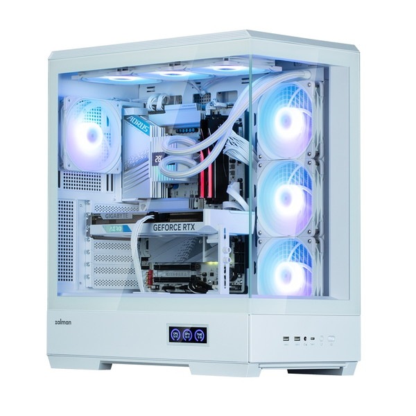 ZALMAN PC������ P50 DS White �ۥ磻�� �ߥɥ륿� �ꥢ�륿������󥹥��꡼����� �ԥ顼�쥹�ǥ����� ATX�б��ڥ���󥻥��Բġ��̳�ƻ����Υ�������Բġ� -������-