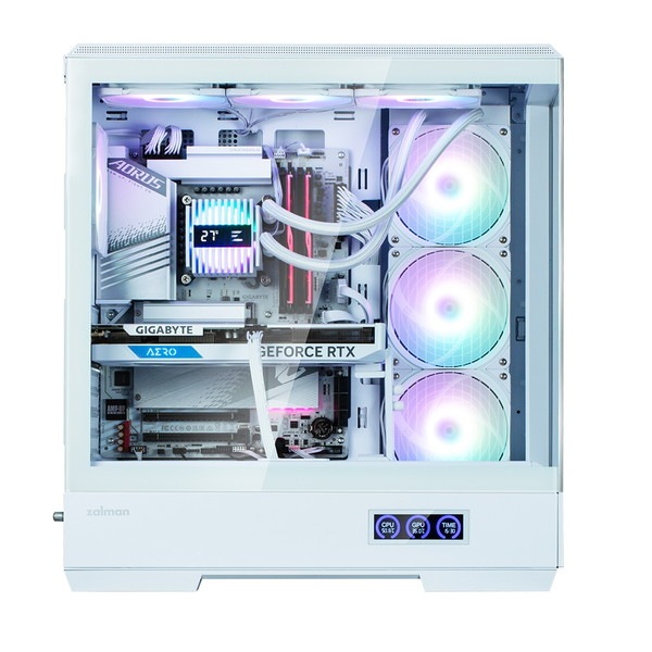 ZALMAN PC������ P50 DS White �ۥ磻�� �ߥɥ륿� �ꥢ�륿������󥹥��꡼����� �ԥ顼�쥹�ǥ����� ATX�б��ڥ���󥻥��Բġ��̳�ƻ����Υ�������Բġ� -������-