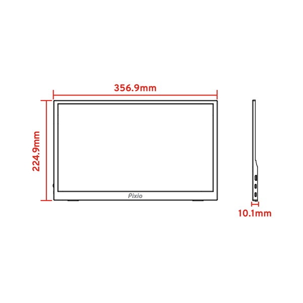 Pixio �ݡ����֥륲���ߥ󥰥�˥��� PX160 Wave 15.6����� 60Hz �ե�HD IPS�ѥͥ� �֥�å� PX160WAVE-O �ڥ���󥻥��Բġ��̳�ƻ����Υ�������Բġ�