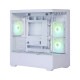 ���ͻָ� PC������ KRC-mT01W �ۥ磻�� KRC-mT01���꡼�� Micro ATX�ޥ����ܡ����б� ���饹�ѥͥ�(�ե���ȡ���������)���� ARGB�ե������ �ԥ顼�쥹PC�������ڥ���󥻥��Բġ��̳�ƻ����Υ�������Բġ�