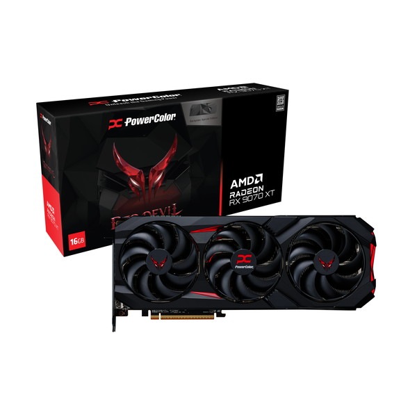 եåܡ PowerColor Red Devil AMD Radeon RX 9070 XT 16GB GDDR6 Backplate Special Edition RX9070XT 16G-E/OC/BP