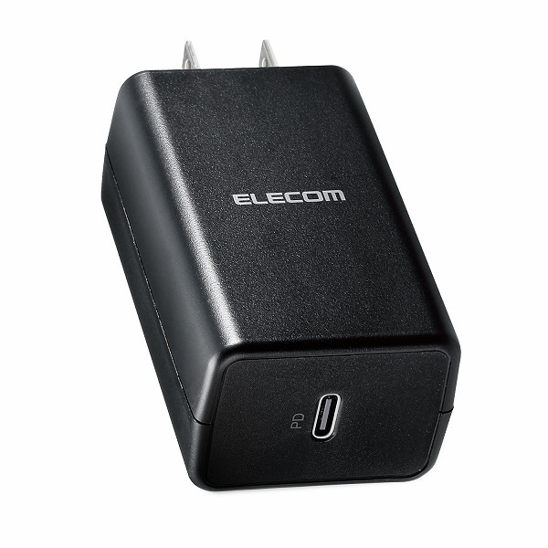 ELECOM 쥳 ACDC-PD1645BK ɎPCACގ̎ߎ USB Power Deliveryǧ 45W Type-C USB-C1Ύߎ ݎʎߎ ̎ގ׎ ڥ󥻥Բġ̳ƻΥԲġ