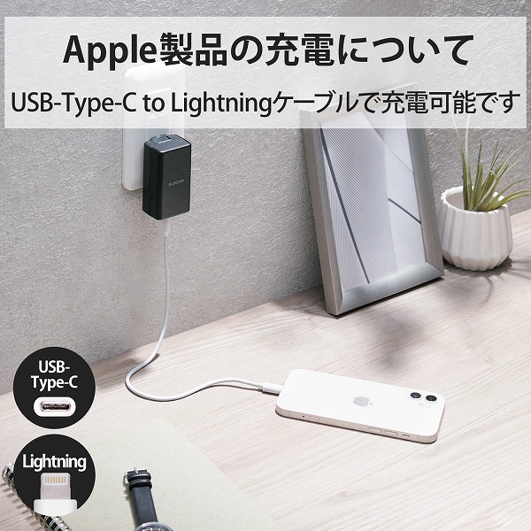 ELECOM 쥳 ACDC-PD1645BK ɎPCACގ̎ߎ USB Power Deliveryǧ 45W Type-C USB-C1Ύߎ ݎʎߎ ̎ގ׎ ڥ󥻥Բġ̳ƻΥԲġ