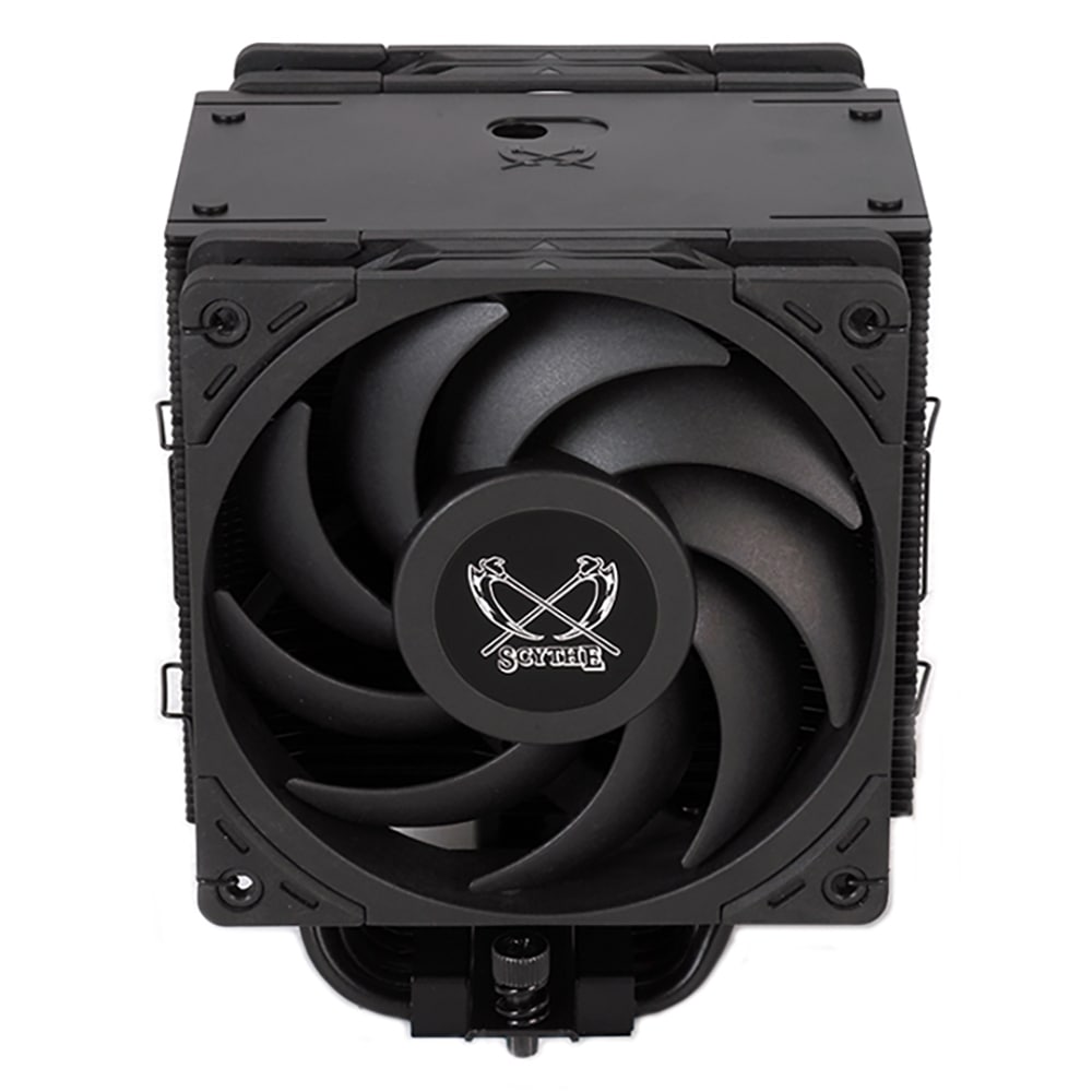 SCYTHE MUGEN6 Black Edition��SCMG-6000DBE�� 120mm�����ɥե���CPU�����顼��MUGEN���꡼���� �ǥ奢��ե����ǥ� �ҡ��ȥ��󥯥��顼�֥֥�å��סڥ���󥻥��Բġ��̳�ƻ����Υ�������Բġ�