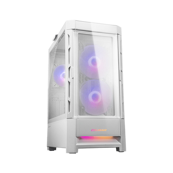 COUGAR PC������ CGR-5ZD1W-RGB (Duoface RGB White) �ߥɥ륿� �ۥ磻�� 120mm ARGB�ե��� 2�����ץե���ȥѥͥ� 3�ե�����° �ڥ���󥻥��Բġ��̳�ƻ����Υ�������Բġ�