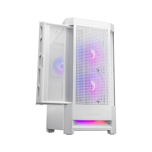 COUGAR PC������ CGR-5ZD1W-RGB (Duoface RGB White) �ߥɥ륿� �ۥ磻�� 120mm ARGB�ե��� 2�����ץե���ȥѥͥ� 3�ե�����° �ڥ���󥻥��Բġ��̳�ƻ����Υ�������Բġ�