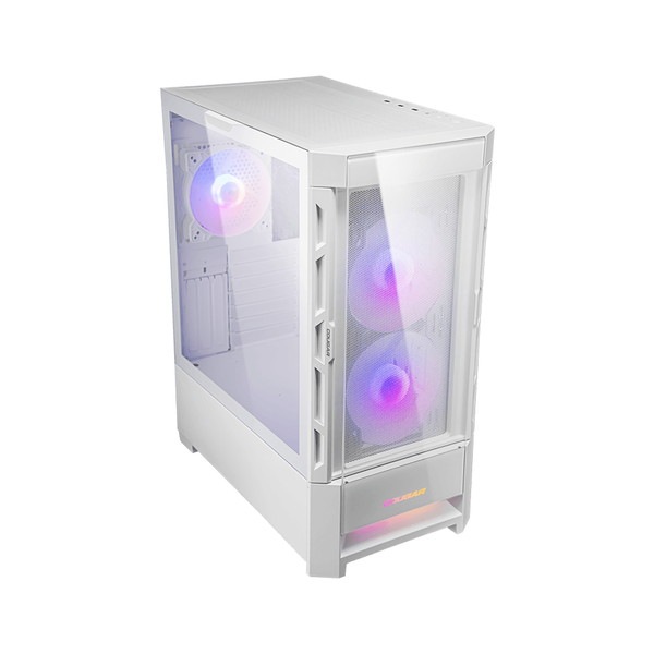 COUGAR PC������ CGR-5ZD1W-RGB (Duoface RGB White) �ߥɥ륿� �ۥ磻�� 120mm ARGB�ե��� 2�����ץե���ȥѥͥ� 3�ե�����° �ڥ���󥻥��Բġ��̳�ƻ����Υ�������Բġ�