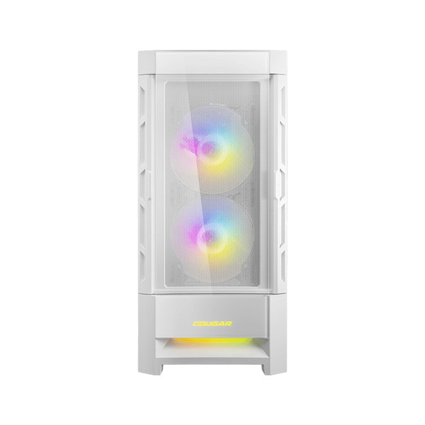 COUGAR PC������ CGR-5ZD1W-RGB (Duoface RGB White) �ߥɥ륿� �ۥ磻�� 120mm ARGB�ե��� 2�����ץե���ȥѥͥ� 3�ե�����° �ڥ���󥻥��Բġ��̳�ƻ����Υ�������Բġ�