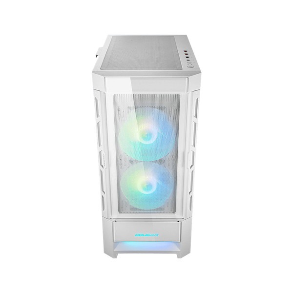 COUGAR PC������ CGR-5ZD1W-RGB (Duoface RGB White) �ߥɥ륿� �ۥ磻�� 120mm ARGB�ե��� 2�����ץե���ȥѥͥ� 3�ե�����° �ڥ���󥻥��Բġ��̳�ƻ����Υ�������Բġ�
