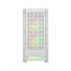 COUGAR PC������ CGR-5ZD1W-RGB (Duoface RGB White) �ߥɥ륿� �ۥ磻�� 120mm ARGB�ե��� 2�����ץե���ȥѥͥ� 3�ե�����° �ڥ���󥻥��Բġ��̳�ƻ����Υ�������Բġ�