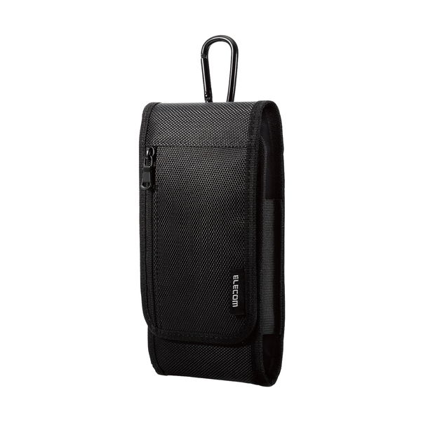 ELECOM ���쥳�� P-05CCBK ���ޥۥݡ��� 1���Ǽ L������ 3Way ( ���٥�ȥ롼�� ���������٥�ȥ롼�� ����ӥʥեå� ) �ե���ȥݥ��å��� �����ɥݥ��å��� �֥�å��ڥ���󥻥��Բġ��̳�ƻ����Υ�������Բġ�