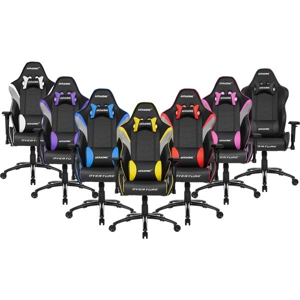 AKRacing ゲーミングチェア Overtureシリーズ 本体カラー:ブラック AKR-OVERTURE-BLACK リクライニング ロッキング アームレスト昇降 【代引・日時指定・キャンセル不可・北海道沖縄離島配送不可】 -お取り寄せ-