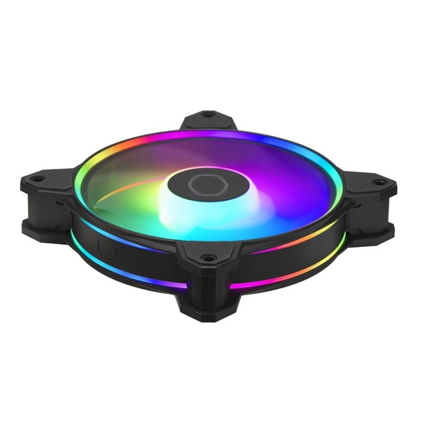 CoolerMaster �ǥ奢��롼��LED���꡼���ե��� MasterFan MF120 Halo2 3�ĥѥå� ��MasterFan MF120 Halo2 3in1�� MFL-B2DN-213P2-R2 �֥�å� ���ڥ���󥻥��Բġ��̳�ƻ����Υ�������Բġ�