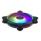 CoolerMaster �ǥ奢��롼��LED���꡼���ե��� MasterFan MF120 Halo2 3�ĥѥå� ��MasterFan MF120 Halo2 3in1�� MFL-B2DN-213P2-R2 �֥�å� ���ڥ���󥻥��Բġ��̳�ƻ����Υ�������Բġ�