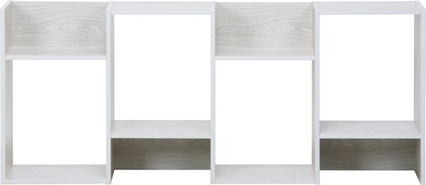 不二貿易 S型ディスプレイラック 4段 WHW BOOK SHELF 4 商品コード98715【代引・日時指定・キャンセル不可・北海道沖縄離島配送不可】 -お取リ寄せ-