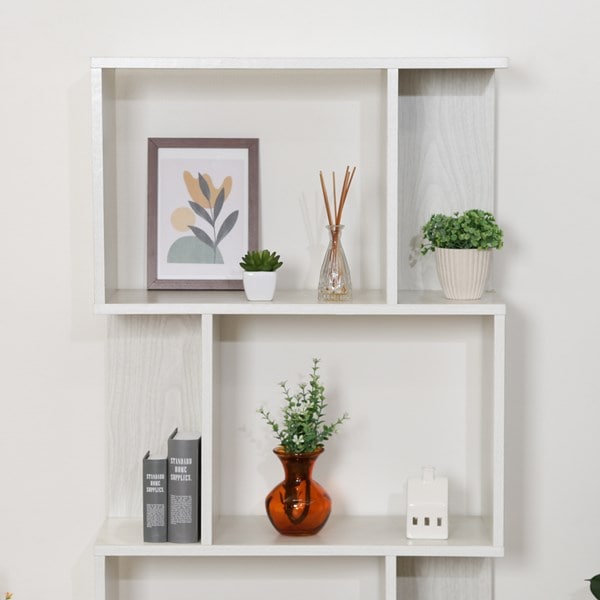 不二貿易 S型ディスプレイラック 4段 WHW BOOK SHELF 4 商品コード98715【代引・日時指定・キャンセル不可・北海道沖縄離島配送不可】 -お取リ寄せ-