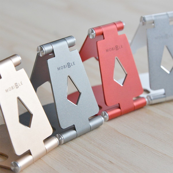 ミヨシ 折りたたみアルミスタンド ミニ レッド SST-13/RD