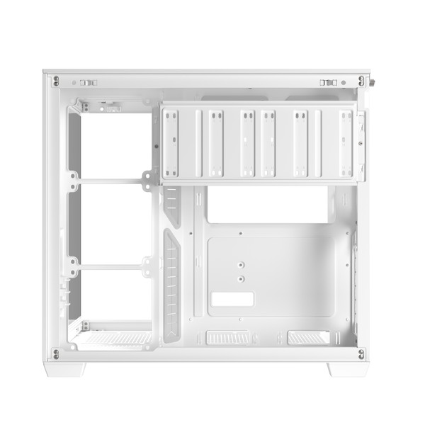 ASUS PCケース ATX Micro-ATX Mini-ITX A32 WHITE 最大420mmのGPUに対応 ピラーレスデザイン:フロントとサイドに強化ガラスパネル採用 メインチャンバーを遮ることなく鑑賞可能 デュアルチャンバー設計:A32内部2つのチャンバーに分割 CPUとグラフィックスカードそれぞれに独立した冷却ゾーン【キャンセル不可・北海道沖縄離島配送不可】