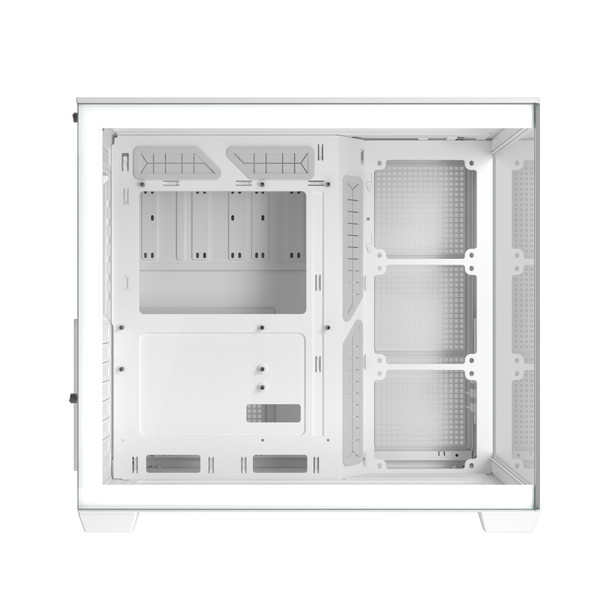 ASUS PCケース ATX Micro-ATX Mini-ITX A32 WHITE 最大420mmのGPUに対応 ピラーレスデザイン:フロントとサイドに強化ガラスパネル採用 メインチャンバーを遮ることなく鑑賞可能 デュアルチャンバー設計:A32内部2つのチャンバーに分割 CPUとグラフィックスカードそれぞれに独立した冷却ゾーン【キャンセル不可・北海道沖縄離島配送不可】