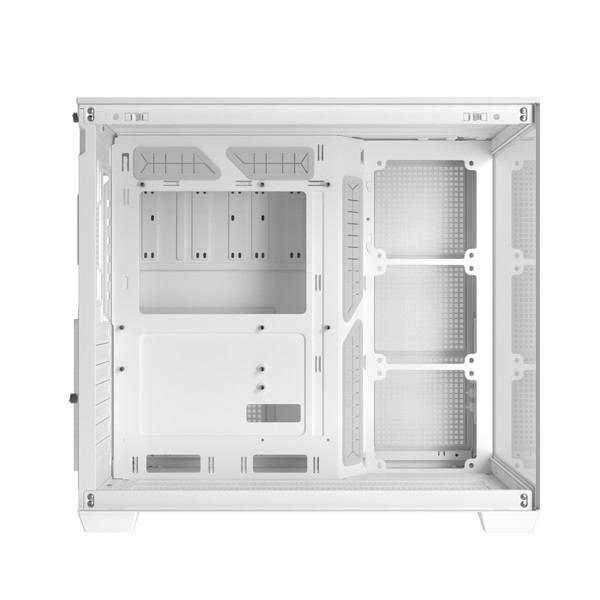 ASUS PCケース ATX Micro-ATX Mini-ITX A32 WHITE 最大420mmのGPUに対応 ピラーレスデザイン:フロントとサイドに強化ガラスパネル採用 メインチャンバーを遮ることなく鑑賞可能 デュアルチャンバー設計:A32内部2つのチャンバーに分割 CPUとグラフィックスカードそれぞれに独立した冷却ゾーン【キャンセル不可・北海道沖縄離島配送不可】