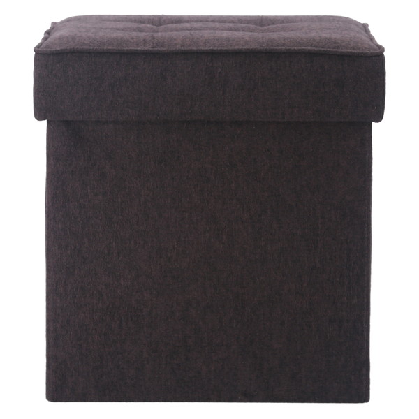 不二貿易 ディノ ボックススツール W38 DBR 商品コード85847 【代引・日時指定・キャンセル不可・北海道沖縄離島配送不可】 -お取リ寄せ-