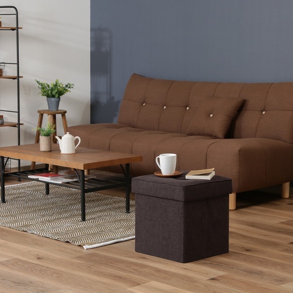 不二貿易 ディノ ボックススツール W38 DBR 商品コード85847 【代引・日時指定・キャンセル不可・北海道沖縄離島配送不可】 -お取リ寄せ-