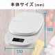 ELECOM ���쥳�� HCS-KS03WH �������ݎ������� �����ώ��� ����2kg �Ǿ�0.1gɽ�� �Ύ܎��� �ڥ���󥻥��Բġ��̳�ƻ����Υ�������Բġ�