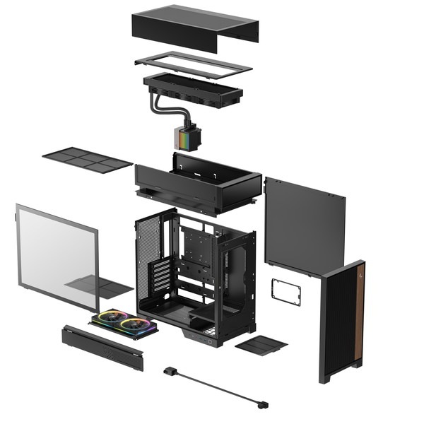 DEEPCOOL PC������ �ߥɥ륿� R-CL6600-BKNNA0-G-1 (CL6600) �ϥ��ѡ����ץ�åȹ�¤ ����ȯǮ����Ω����ʬΥ ���䥯���顼���ѵ۵�����Ǯ���ڡ������� �ڥ���󥻥��Բġ��̳�ƻ����Υ�������Բġ�