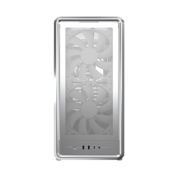 CoolerMaster PCケース ミドルタワーケース MF500M-SHNN-S00 (MasterFrame 500 Mesh Silver)【キャンセル不可・北海道沖縄離島配送不可】