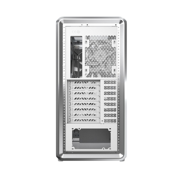 CoolerMaster PCケース ミドルタワーケース MF500M-SHNN-S00 (MasterFrame 500 Mesh Silver)【キャンセル不可・北海道沖縄離島配送不可】