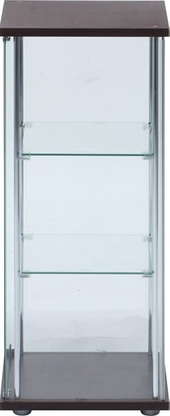 不二貿易 ガラスコレクションケース3段 TMG-G02 商品コード96049【代引・日時指定・キャンセル不可・北海道沖縄離島配送不可】 -お取リ寄せ-