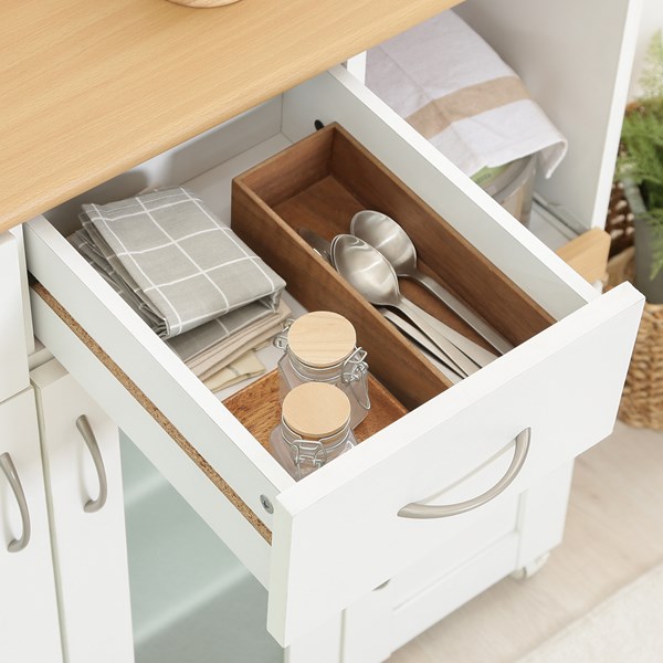不二貿易 キッチンカウンター サージュ WH×NA 90幅(96819) 2019-1009-03 商品コード99522【代引・日時指定・キャンセル不可・北海道沖縄離島配送不可】 -お取リ寄せ-