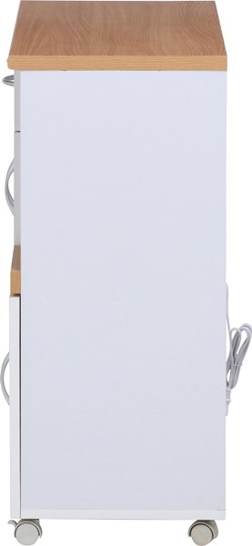 不二貿易 キッチンカウンター サージュ WH×NA 90幅(96819) 2019-1009-03 商品コード99522【代引・日時指定・キャンセル不可・北海道沖縄離島配送不可】 -お取リ寄せ-