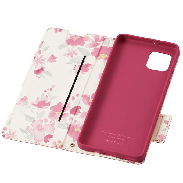 ELECOM ���쥳�� PM-S221PLFUJPND AQUOS sense6s ( SHG07 ) / sense6 ( SH-54B SHG05 ) ������ ���С� �쥶�� TPU ��Ģ�� �ޥ��ͥå� �׷�ۼ� ���� ���� ���ȥ�åץۡ����� ���� �ǥ����ץԥ󥯡ڥ���󥻥��Բġ��̳�ƻ����Υ�������Բġ�