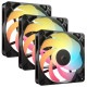 Corsair ���륻�� RS120-R ARGB Triple Reverse Fans CO-9050196-WW �֥�å� �ȥ�ץ�ե��� �������ե���ڥ���󥻥��Բġ��̳�ƻ����Υ�������Բġ� -������-