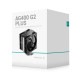 DeepCool ����CPU�����顼 R-AG400-BKNPMG2-G-1 (AG400 G2 PLUS) �ҡ��ȥѥ���4�� 120mm PWM �ե��� 2�� Intel/AMD/LGA1851/1700/AM5/AM4 �б� �ڥ���󥻥��Բġ��̳�ƻ����Υ�������Բġ�