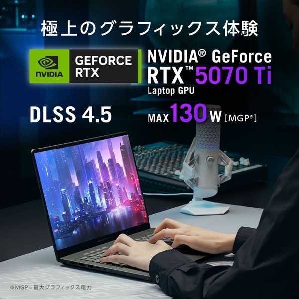 �����ߥ󥰥Ρ��ȥѥ����� ASUS ROG Zephyrus G14 GU405AR GU405AR-U9R5070TIG [������ץ����졼]��14�� / Windows 11 Home / Core Ultra 9 386H / ����32GB / SSD1TB / NVIDIA RTX 5070 Ti / Ĺ���֥Хåƥ꡼21���֡�