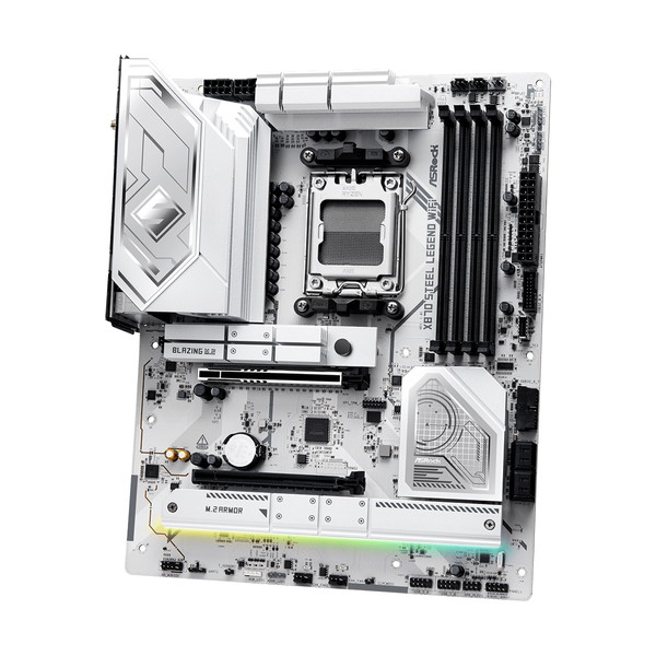 ASRock �ޥ����ܡ��� X870 Steel Legend WiFi / AMD X870���åץ��å� / AMD Ryzen 9000/8000/7000�б� / ATX�ե�����ե������� / PCI Express 5.0 x16�����å� �ڥ���󥻥��Բġ��̳�ƻ����Υ�������Բġ�