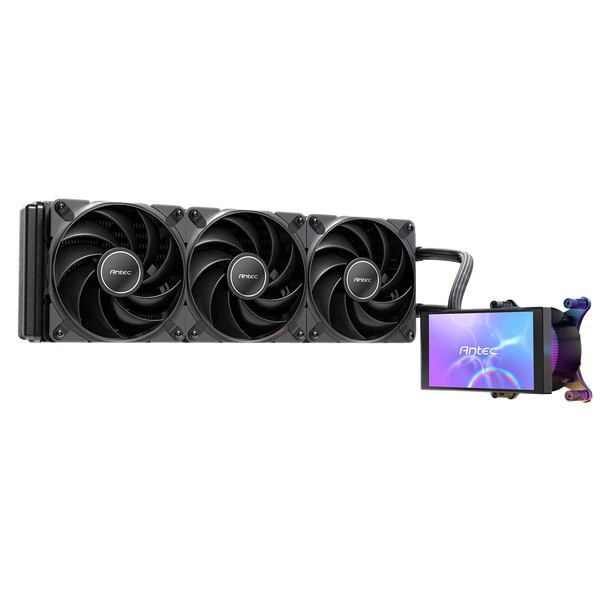 ANTEC CPU�����顼 Vortex View 360 ������η���˥å� 5�����IPS�ǥ����ץ쥤��� USB3.0 �ڥ���󥻥��Բġ��̳�ƻ����Υ�������Բġ�