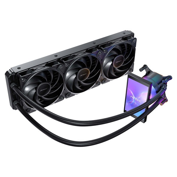 ANTEC CPU�����顼 Vortex View 360 ������η���˥å� 5�����IPS�ǥ����ץ쥤��� USB3.0 �ڥ���󥻥��Բġ��̳�ƻ����Υ�������Բġ�