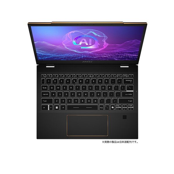 MSI 13.3インチビジネス・クリエイターAIノートPC Summit-13-AI+Evo-A2VMTG-4779JP 360度フリップ・ペンタッチ対応 Core Ultra 7 プロセッサー インテル Arc 140V GPU メモリ:32GB SSD:1TB Windows 11 Pro テンキーレス日本語キーボード 【キャンセル不可・北海道沖縄離島配送不可】