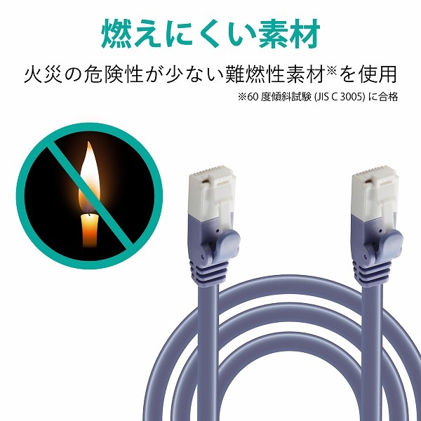 ELECOM ���쥳�� LD-GPT/BK20/RS LAN�����̎ގ� CAT6�б� EU RoHS������ ���ޤ��ɻ� �ʰ׎ʎߎ��������޻��� 20m �̎ގ׎��� �ڥ���󥻥��Բġ��̳�ƻ����Υ�������Բġ�