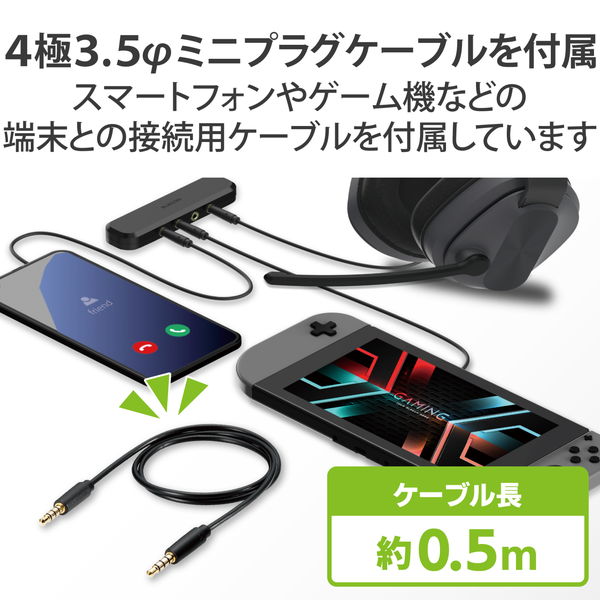 ELECOM エレコム EHP-35AD03BK イヤホンジャック マルチイヤホンスプリッター 3分配 φ3.5mm 4極 ミニジャック×4 ボイスチャット 通話【キャンセル不可・北海道沖縄離島配送不可】